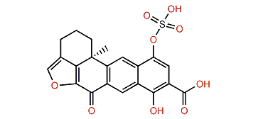 14-Carboxy-xestoquinol sulfate